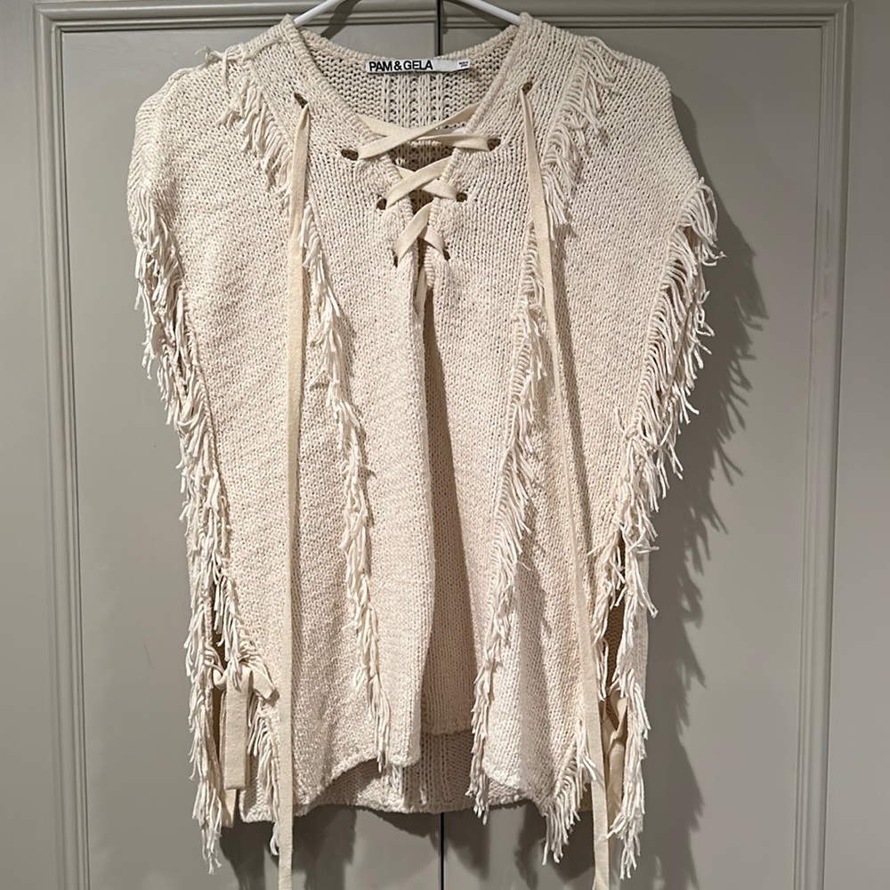 Pam and Gela size small Sleeveless Sweater